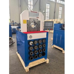 3 Inch PLC Control Systerm 5.5kw 300 Pieces/H Hydraulic Hose Pressing Machine