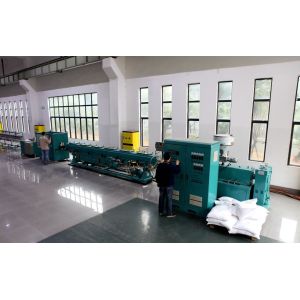 China Twin Screw Plastic PVC Pipe Extrusion Machine 150m/Min 380V For Industrial  Powder on sale