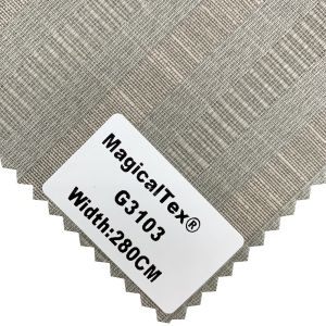 220gsm Semi Blockout White Polyester Roller Fabric Blackout Rate 50%