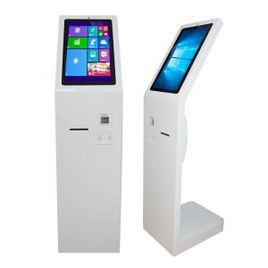 China 21.5 Inch IR Multipoint Touch Screen All In One Kiosk With Printer on sale