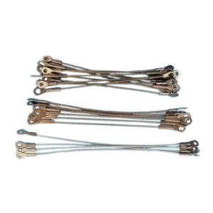 Custom Wire Rope Lanyard Wire Rope Cable Assemblies By Crimp Safety Steel Cable