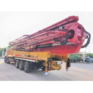China 2017 Sany 66m Old Concrete Boom Pump Truck SYM5540THB 660C-10 With Benz Chasis on sale