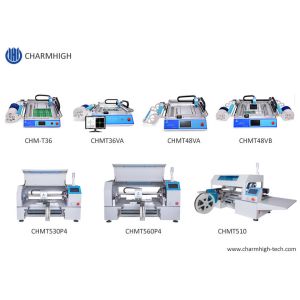 Charmhigh 7 Models Desktop SMT SMD Pick And Place Machine, Small PCB maching