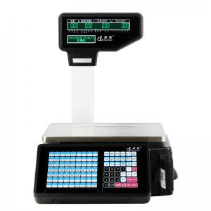 Cheap Accurate Electronic Digital Weighing Scale / Price Computing Scale With Label Printer for sale