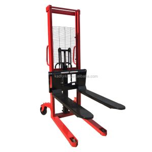1T 3T hand Hydraulic 1.6 Meter High Stacker Warehouse Loading and Unloading