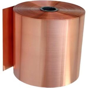 18 Gauge 16 Oz Mirror Polished Copper Sheet Roll 10-100 Micron C1100 ETP TU1 For