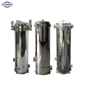 Electronics Industries Pure Water Filter Stainless Steel Multi Cartridge Filter