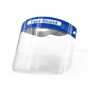 China 33x22cm Plastic Safety Visor Face Shield Full Transparency With No - Glare Lens on sale
