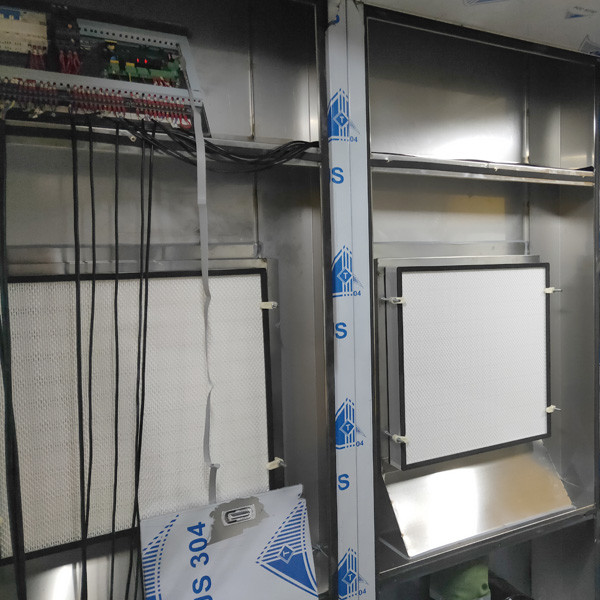 1.2MM Stainless Steel Air Shower Tunnel With Scroll Doors