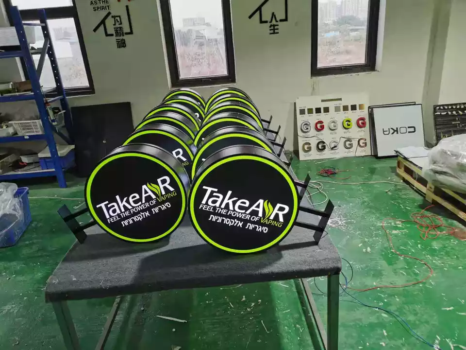 Customized Hot Selling Business Light Box Double Sided Outdoor Advertising Light Box Light