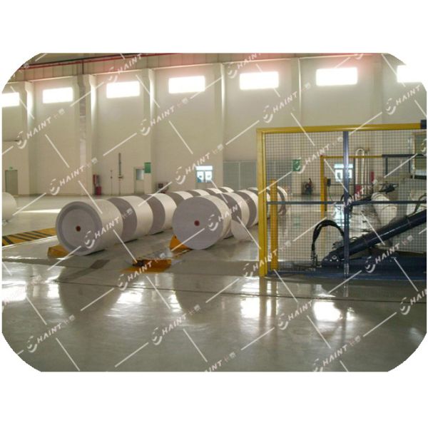 Customized Complete Paper Roll Handling Systems Automatic Control For Paper Mill