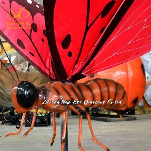Animated Animatronic Insect Large Size Butterfly Model for Wetland Park