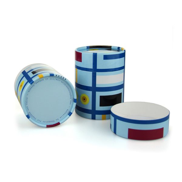 Quality Mini Eco-friendly Paper Cans Packaging Labeling Outside Matte Finishing wholesale