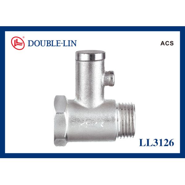 Quality ACS 16bar F1/2" Boiler Pressure Relief Valve With Lever Handle wholesale