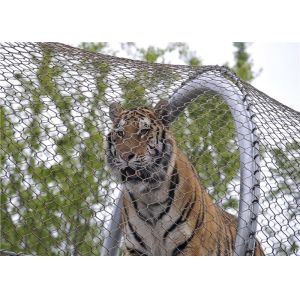 Ultrasonic Bath SS Wire Rope Zoo Mesh Tiger Fencing Flexible Light Weight