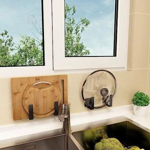 Powder Coated Pan Lid Holder The Perfect Solution for Kitchen Clutter