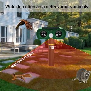 Outdoor Solar Powered Waterproof Animal Repeller Shocked Repeller for Animal