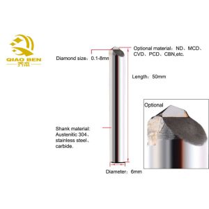 Cheap Professional Custom Diamond End Mill Cutting Tools High Wear Resistance for sale