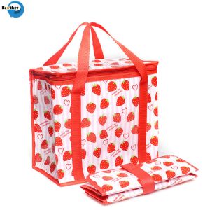 Cheap Custom Promotion Simple PP Non-Woven Shopping Bag Recyclable Foldable