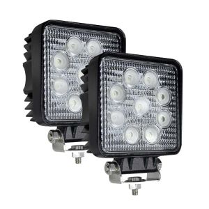 RoHS 27Watt 2PCS LED Work Flood Lights 2160 Lm For UTV