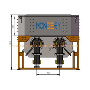 Induction Copper Melting Furnace Gravity Casting 380V