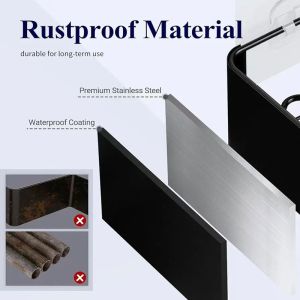 No Drilling Modern Reinforcement Design Traceless Adhesive Shower Caddy