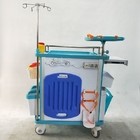 Durable Crash Cart Emergency Medical Trolley Equipment 520MM