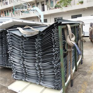 1050mm RAL7002 0.426mm corrugated meter roof sheets used for roof tile