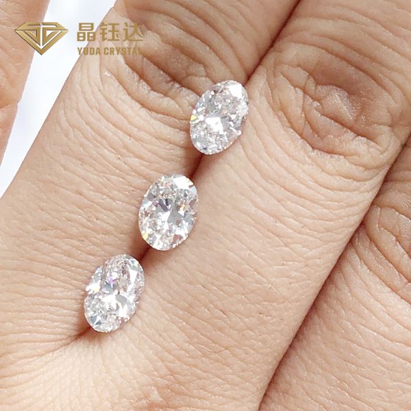 White Color Lab Grown HPHT Loose Diamond With IGI Certification