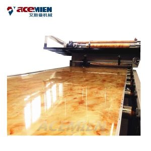 Waterproof Artificial Marble Making Machine Wall Panels PVC Plastic Durable