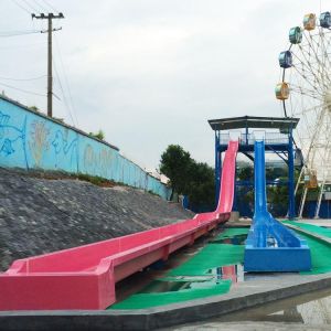 Humanization Design Free Fall Water Slide Length 65m 60m Eco Friendly