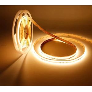 24V 8mm Cob Led Tape Strip Flexible Light IP20 5 Meters/Roll For Decoration
