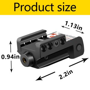 Compact Blue Laser Dot Sight Scope Adjustable Low Profile Picatinny Rail
