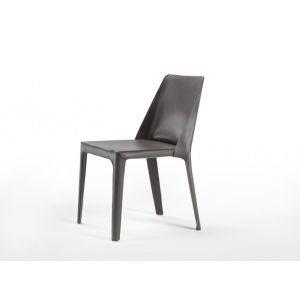 Elegantly Contrasted Isabel Fiberglass Dining Chair With Modern Fabrics