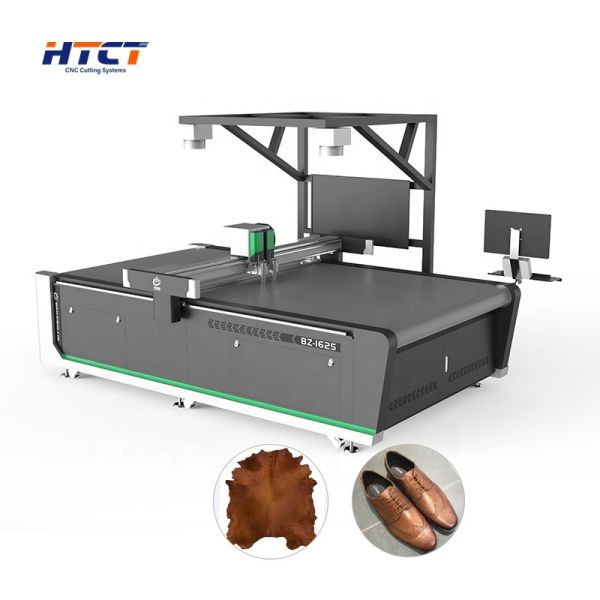 Automatic CNC Leather Cutter Upper Manufacturing Sole PU Fur Rexine Hide Leather
