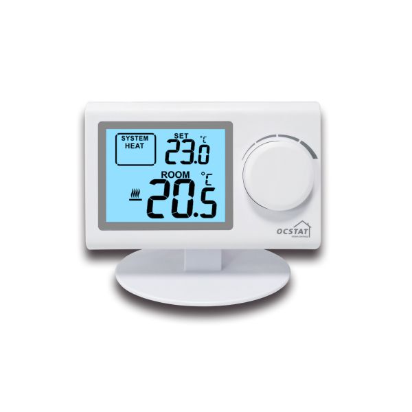 Riseem Temperature Control Boiler Wireless Room Thermostat With LED Indicator Non-programmable