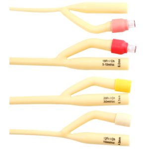 Disposable Medical Two Way Three Way Latex Foley Balloon Catheter