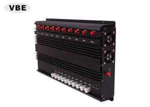 Cheap 10 Bands GPS Signal Jammer Up To 20W RF Output Power Signal Synchronization System for sale
