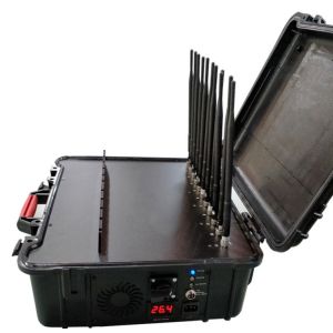 Custom 11-Band 2G 3G 4G / WiFi / GPS / Walkie Talkie Signal Jammer Portable 60W