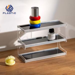 Customized Design Polishing Acrylic Stand Acrylic Display Shelf Easy Maintenance