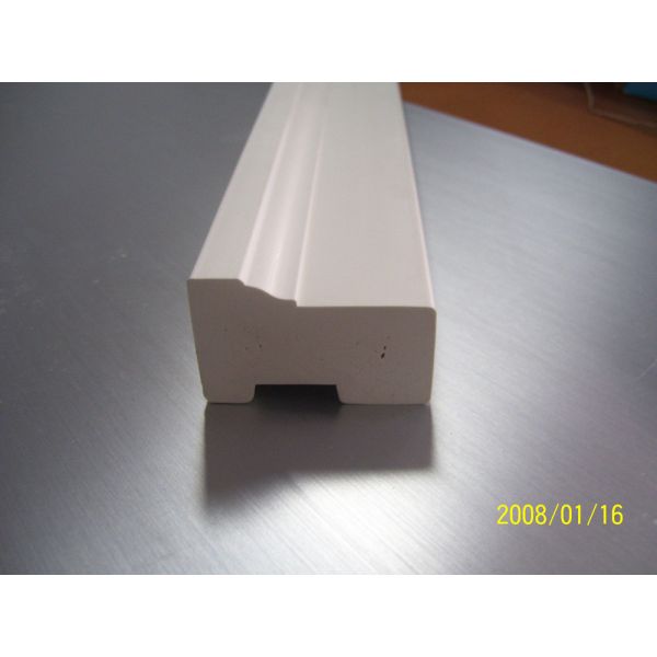 Quality Moth Proof Indoor Foam PVC Decorative Mouldings Wood Plastic Composite Door Frame wholesale