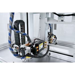 Double Side Pneumatic Servo Motor Lithium Battery Spot Welding Machine,Best