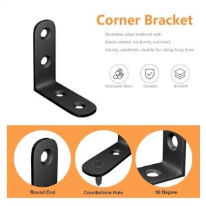 Customized Color L Corner Connecting Brackets for Wood OEM High Precision