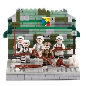 WW2 military weapon German British Soviet mini figures accessories Kar98K M24