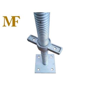 China 24 	Scaffold Screw Jack Adjustable Leveling Galvanized Finish on sale