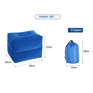 Cheap Airplane Inflatable Foot Rest Blue / Grey / Black Color 6P Certification for sale