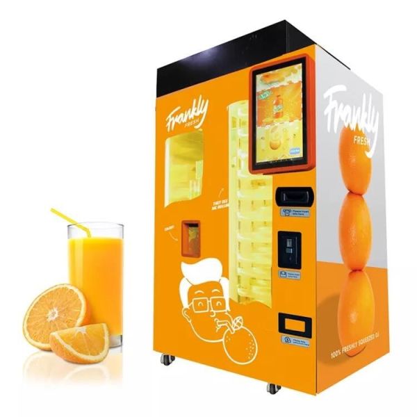 Quality Auto Multipayments Fresh Orange Juice Vending Machine With Display Screen wholesale
