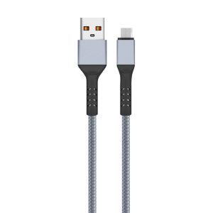 Customized Braided Charging Cable for Lightning/Android/Type C Devices 1M USB 2