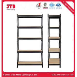 5 Layer Boltless Metal Rack Garage Boltless Steel Storage Shelving For Home