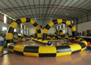 China Zorb Ball Inflatable Quad Track , Customized Kids Toy Cars Blow Up Race Track on sale